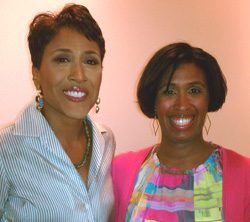 Robin Roberts with Dr. Clauselle